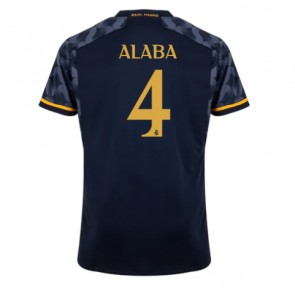 Maillot de foot Real Madrid David Alaba #4 Extérieur 2023-24 Manches Courte
